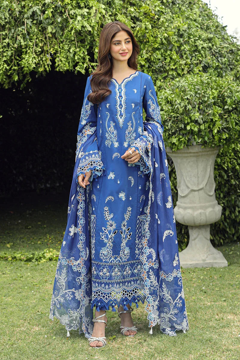 Qalamkar | Festive Lawn 2024 | PS-08 FARHEEN - Rang-e-Khaas