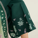 Farasha | Thread Lines Embroidered | Turquoise Bliss