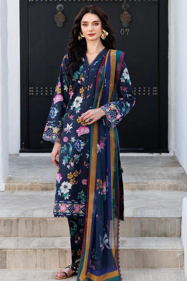 Farasha | Printed Essentials | Floral Stardust - Rang-e-Khaas