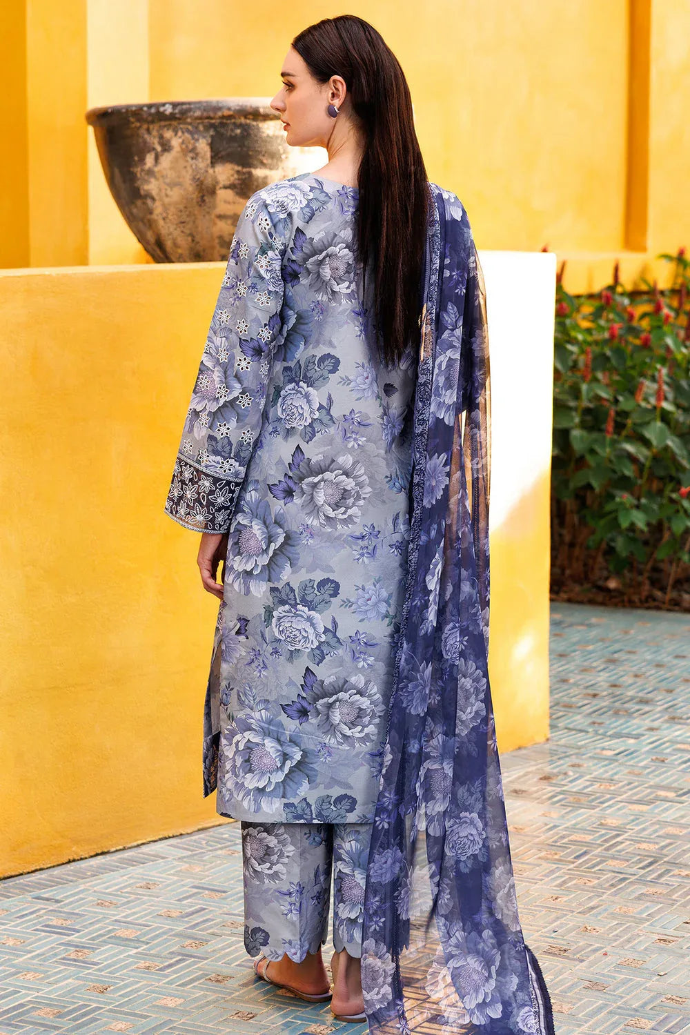 Farasha | Printed Essentials | Serene Haze - Rang-e-Khaas