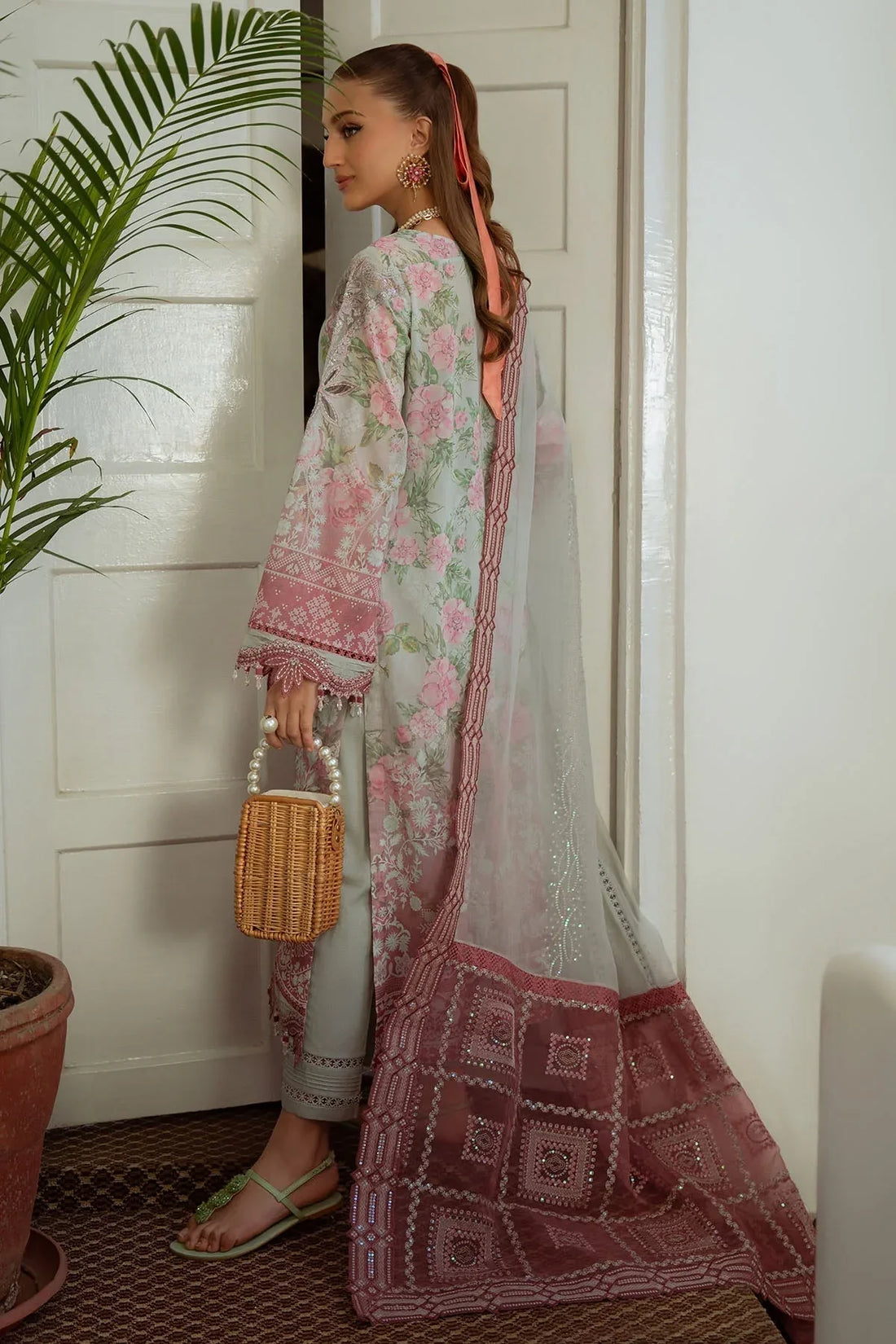 Nureh | Maya Swiss Lawn | NS-147 - Rang-e-Khaas