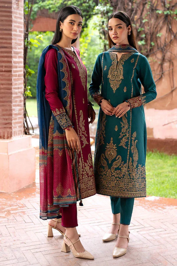 Jazmin | Winter Edition 24 | KHADDAR UW-0070 - Rang-e-Khaas
