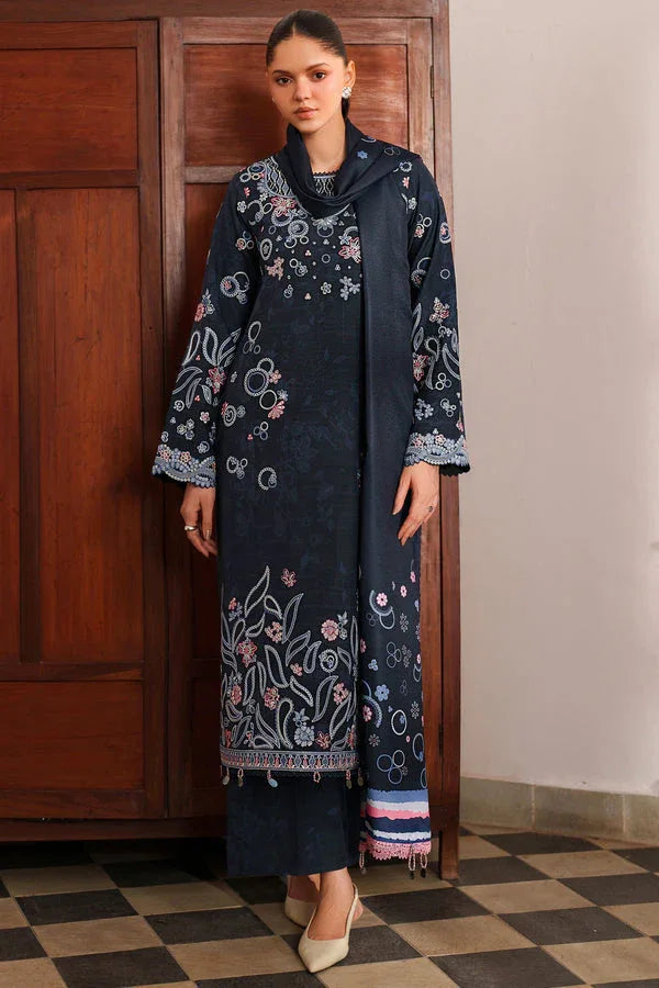Farasha | Meline Premium Viscose 25 | Night Oak - Rang-e-Khaas