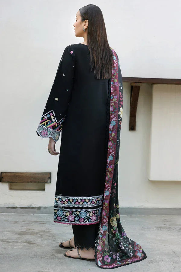 Farasha | Summer Weaves Embroidered Lawn | Ember Shadow - Rang-e-Khaas