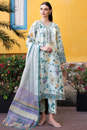 Farasha | Printed Essentials | Aqua Sparkle - Rang-e-Khaas