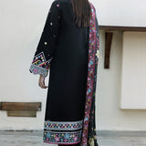 Farasha | Summer Weaves Embroidered Lawn | Ember Shadow
