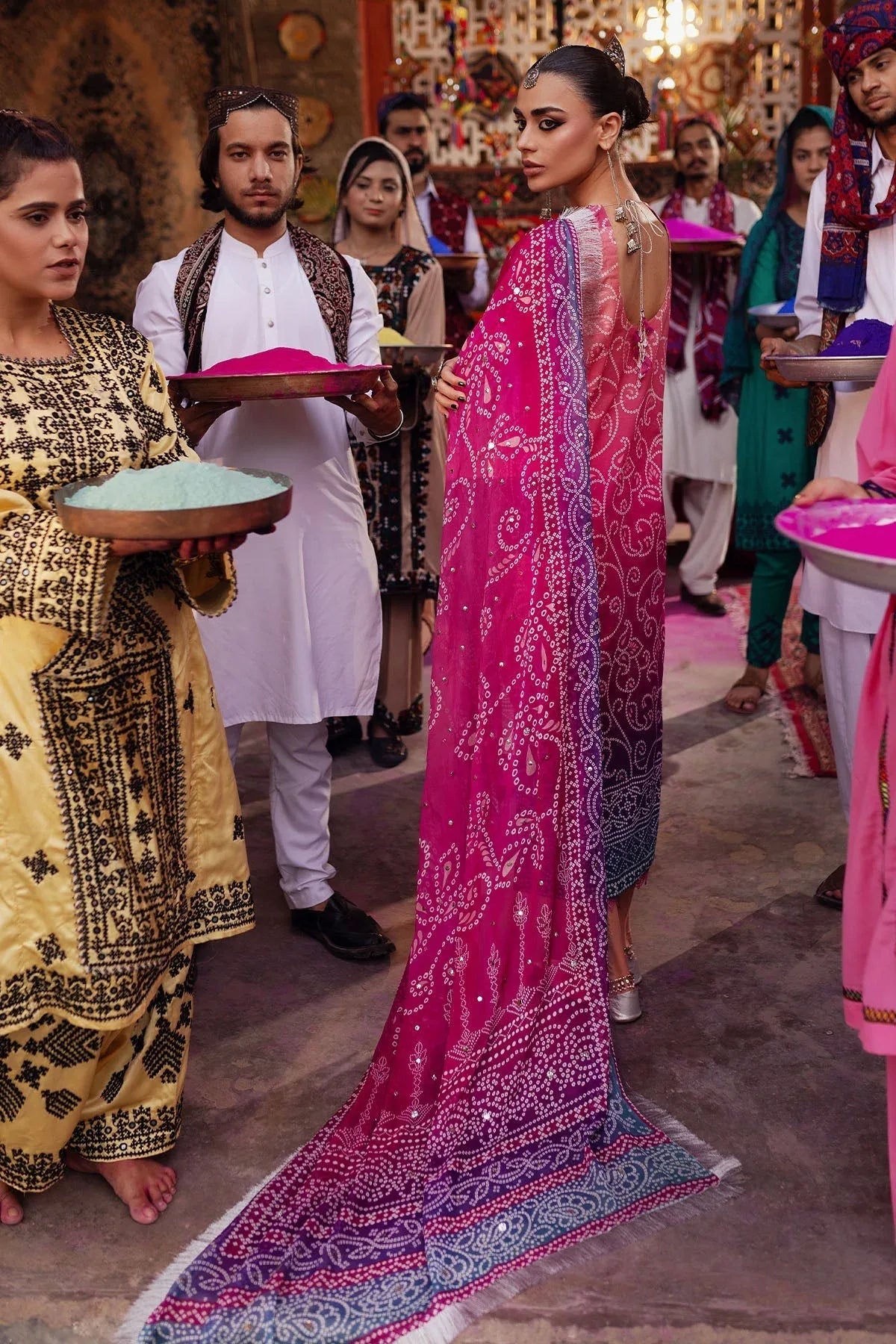 Nureh | Bazaar Lawn | NS-131 - Rang-e-Khaas