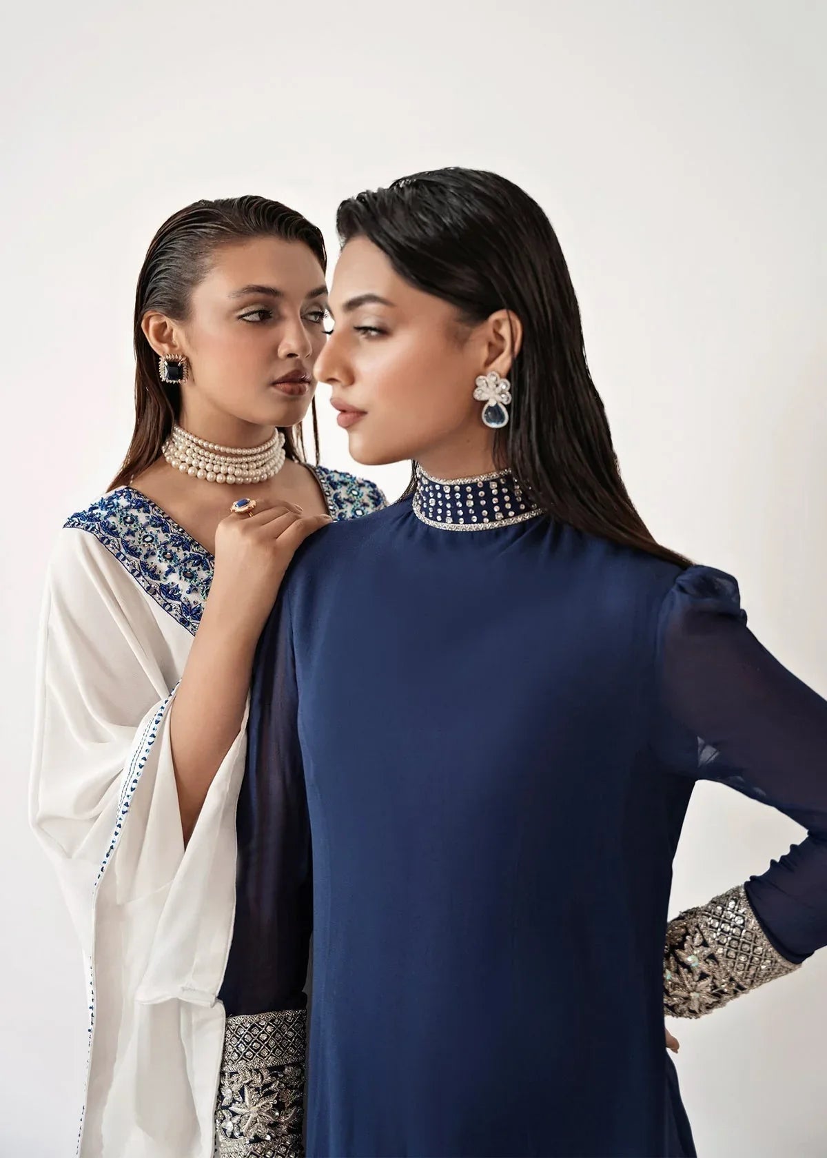 Dastoor | Euphoria Luxury Pret 24 | Azure - Rang-e-Khaas