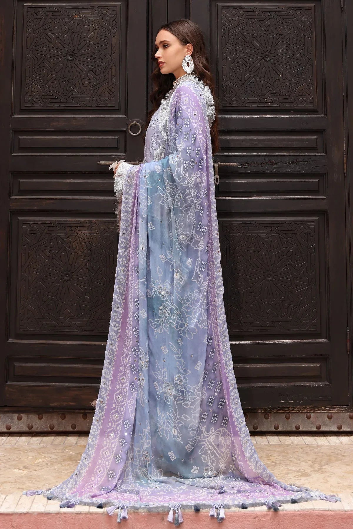 Nureh | Bazaar Lawn 25 | NE-108 - Rang-e-Khaas