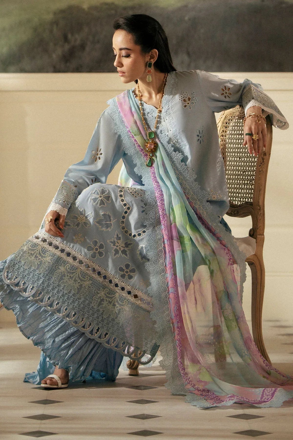 Nureh | Maya Lawn | NS-145 - Rang-e-Khaas