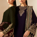 JAZMIN__Embroidered Velvet Formal VF-2029