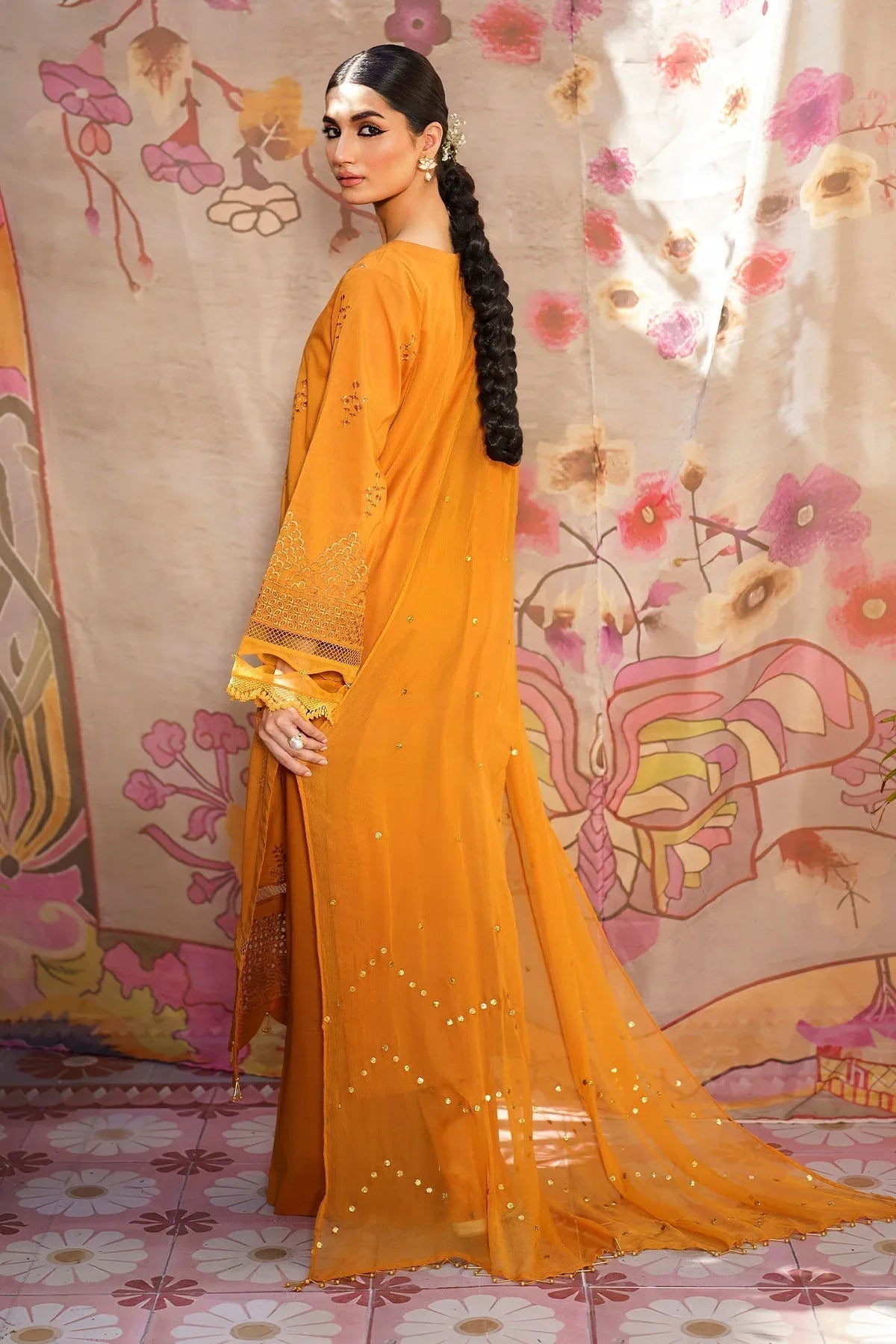 Nureh | Bazaar Lawn | NS-138 - Rang-e-Khaas
