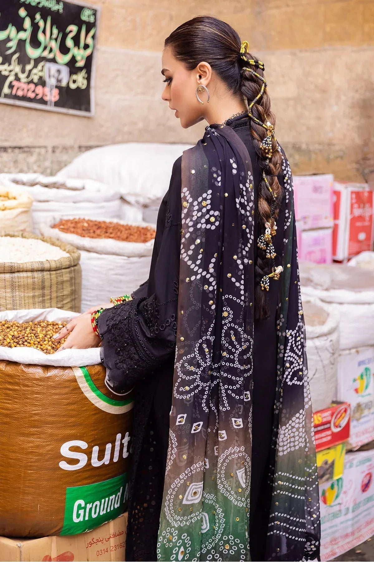 Nureh | Bazaar Lawn | NDS-89 - Rang-e-Khaas