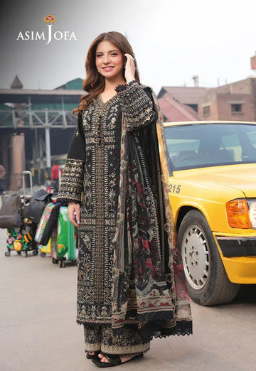 Asim Jofa | Summer Rhapsody | AJUBU-01 Embroidered Jacquard - Rang-e-Khaas