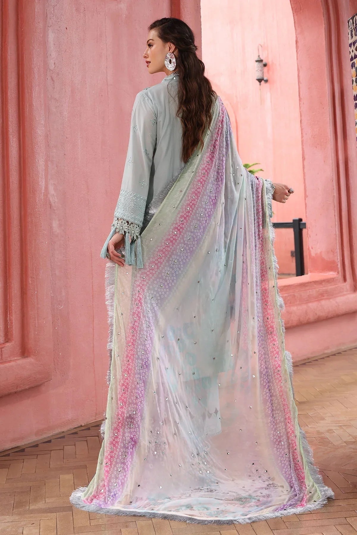 Nureh | Bazaar Lawn 25 | NE-111 - Rang-e-Khaas