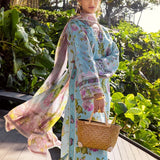 ELAF Signature Embroidered Lawn Unstitched 3Pc Suit ESL-05A STARLIT HARMONY
