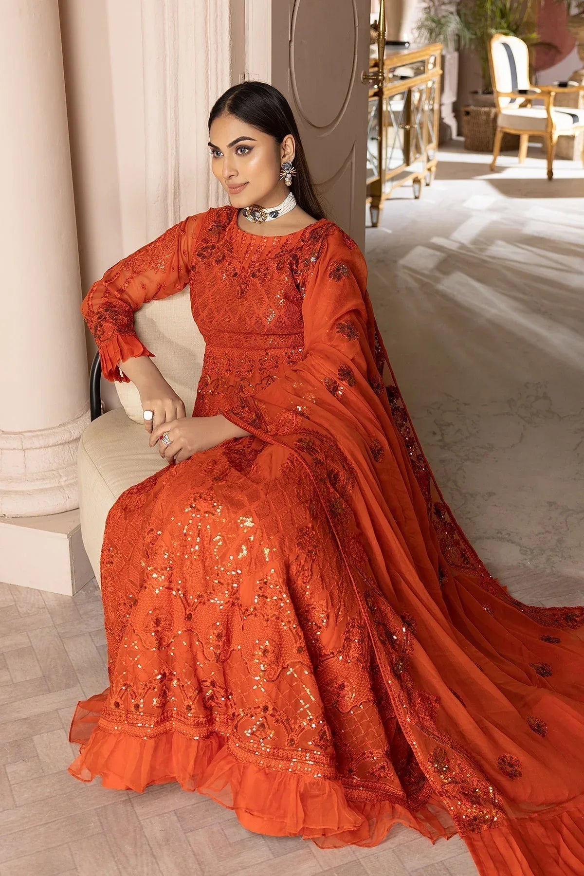 Charizma | Statement Dresses | STM23-08-S - Rang-e-Khaas