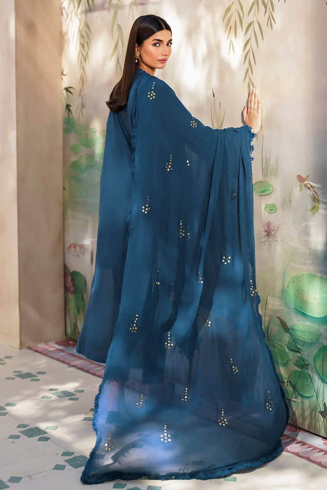 Nureh | Bazaar Lawn | NS-137 - Rang-e-Khaas