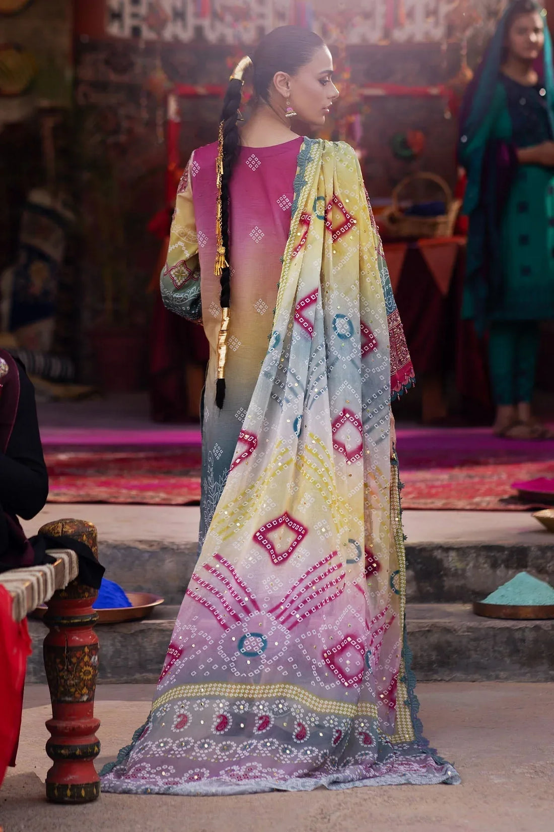 Nureh | Bazaar Lawn | NS-134 - Rang-e-Khaas
