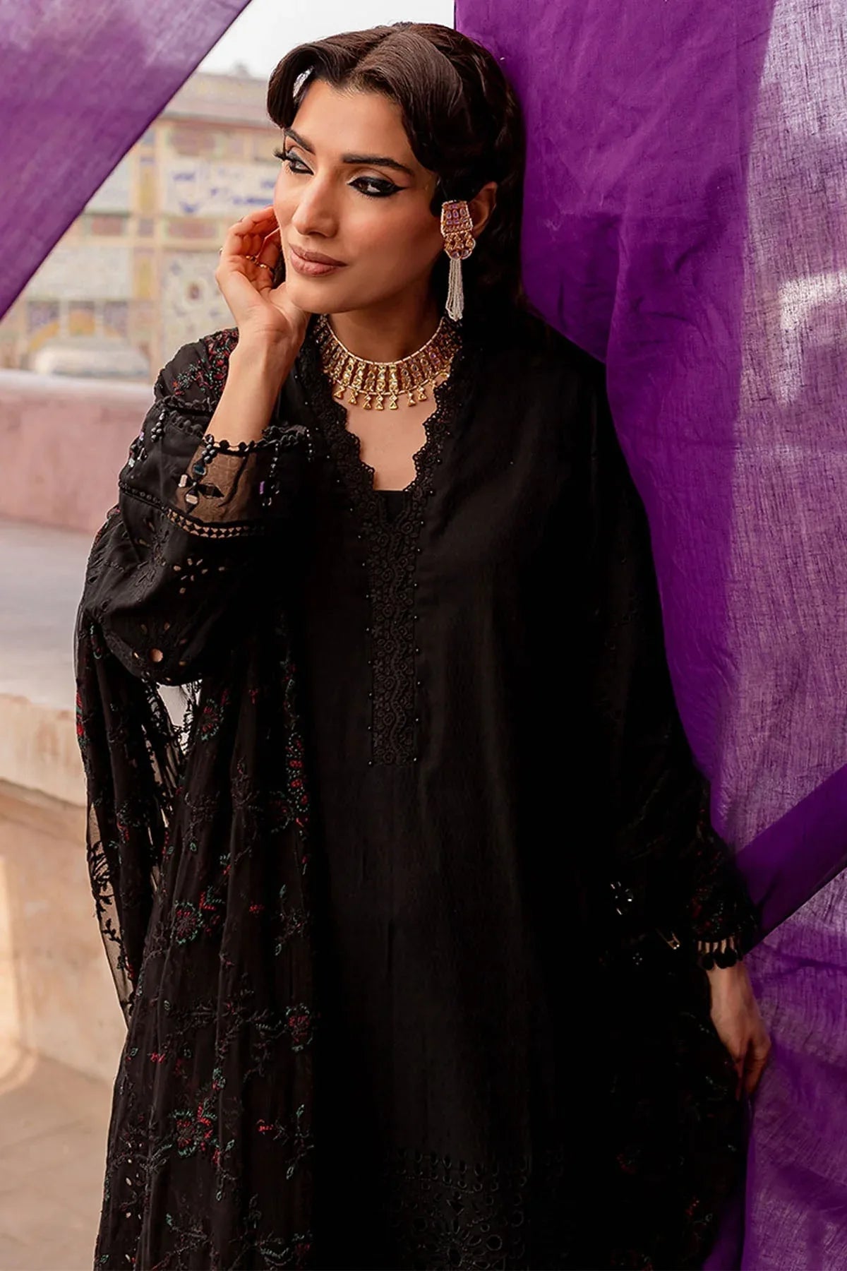 Nureh | Lawn Jacquard | NS-80 - Rang-e-Khaas