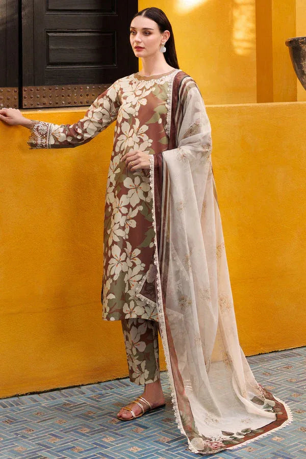 Farasha | Printed Essentials | Rustwood Charm - Rang-e-Khaas