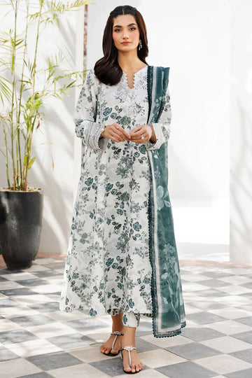Farasha | Printed Essentials | Smokey Sea - Rang-e-Khaas
