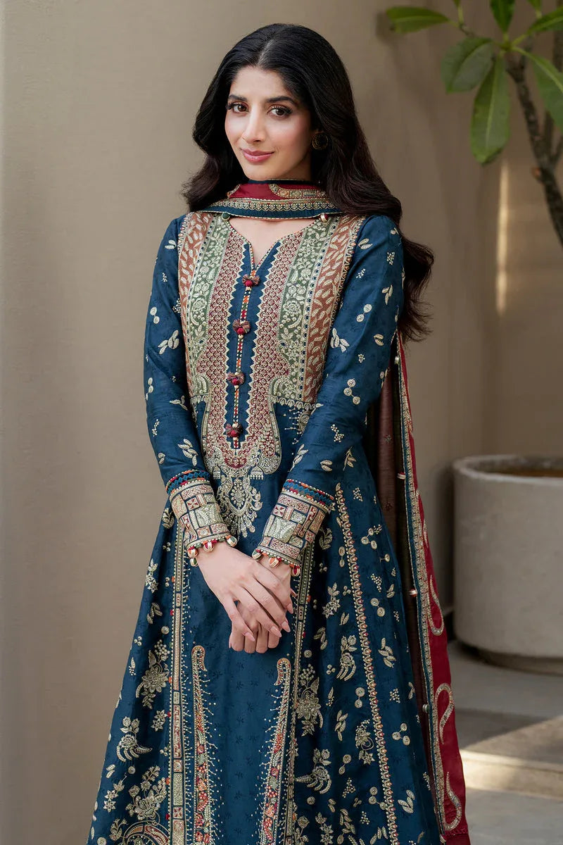 Jazmin | Shahkaar Luxury Lawn 25 | SL25-D3 - Rang-e-Khaas