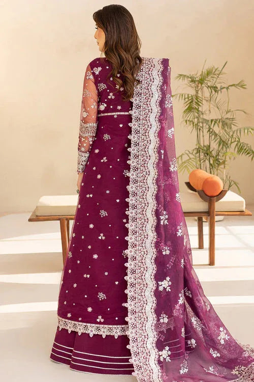Farasha | Lu Zella Premium Formals 25 | Merlot Dust - Rang-e-Khaas