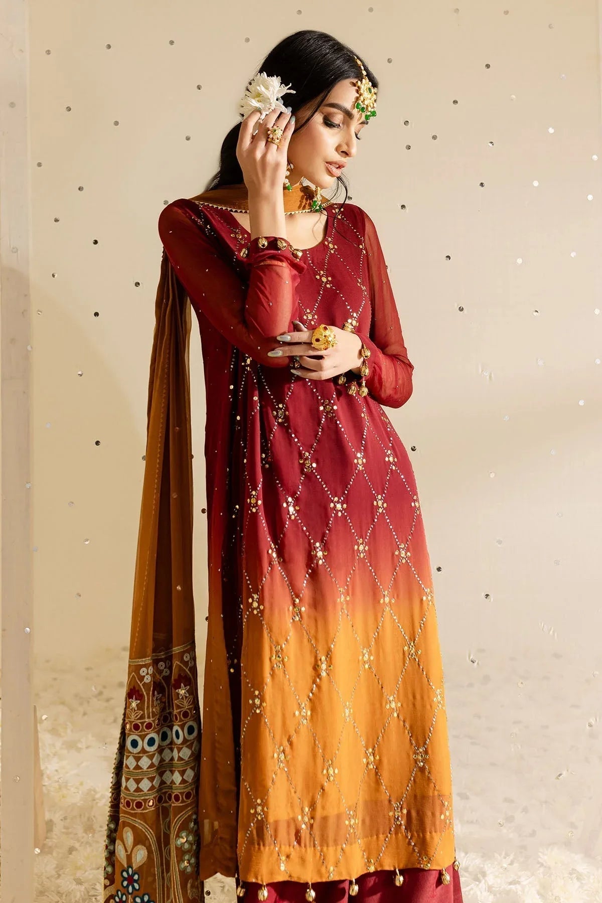 Nureh | Mukeshkari Formals | MK-09 - Rang-e-Khaas