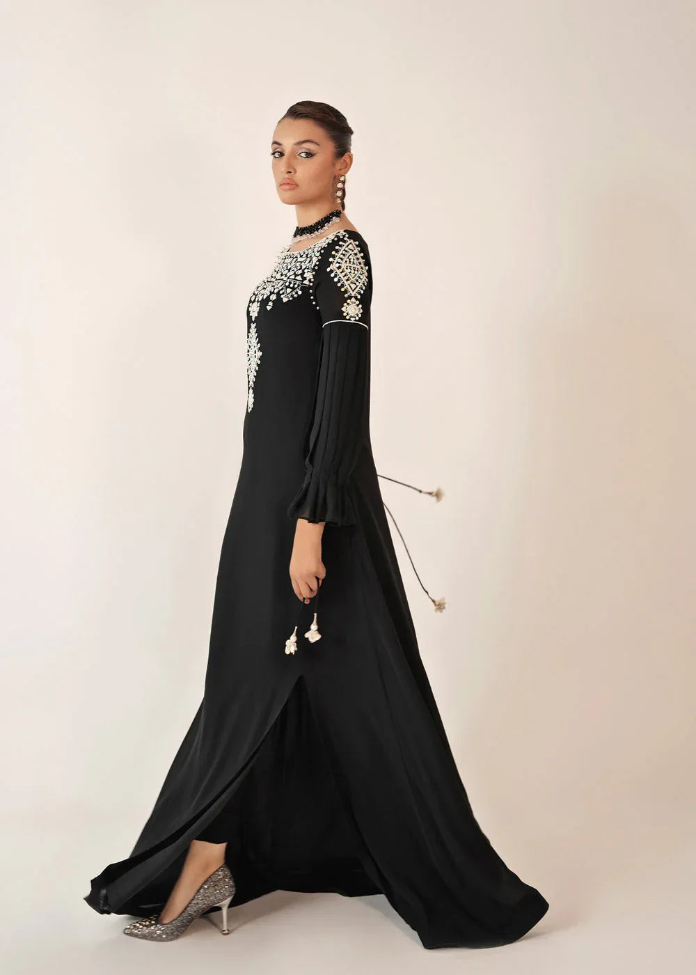 Dastoor | Euphoria Luxury Pret 24 | Noir - Rang-e-Khaas