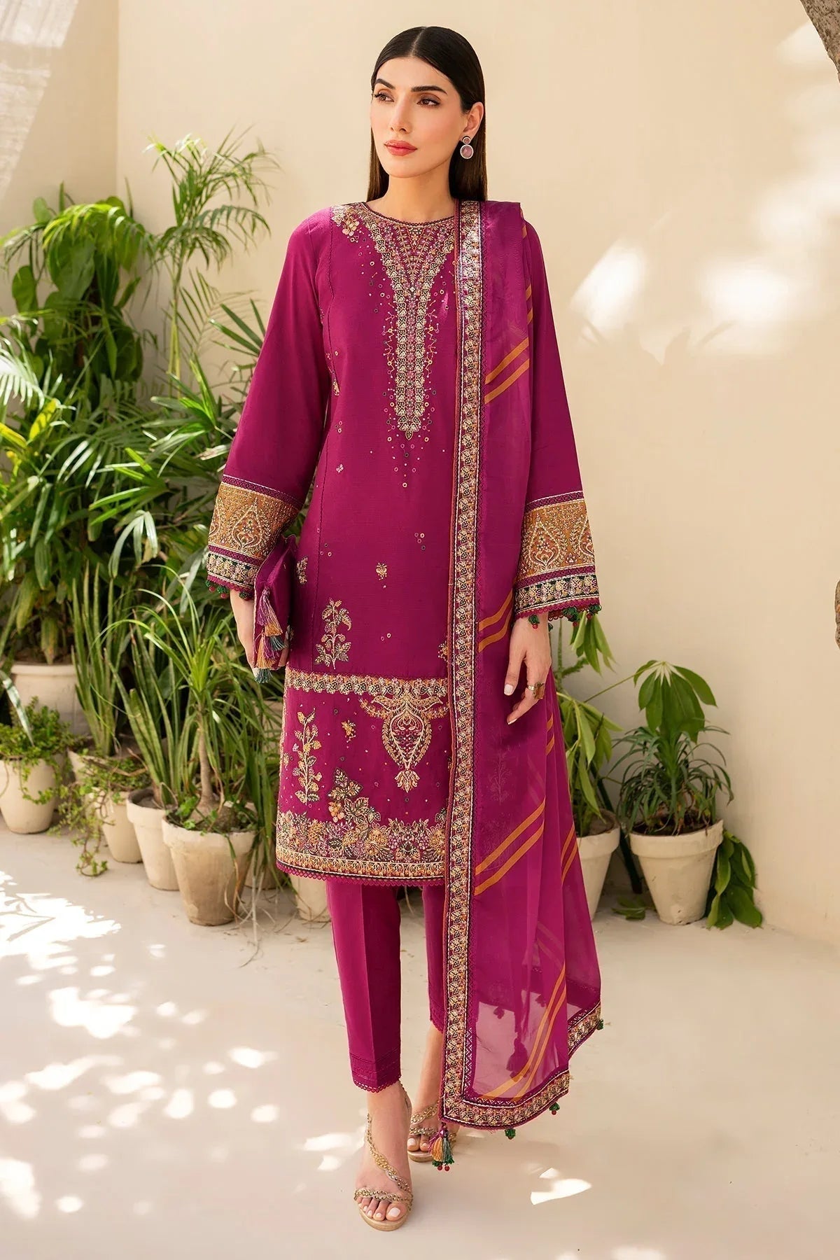 Jazmin | Irish Lawn SS 24 | D10 - Rang-e-Khaas