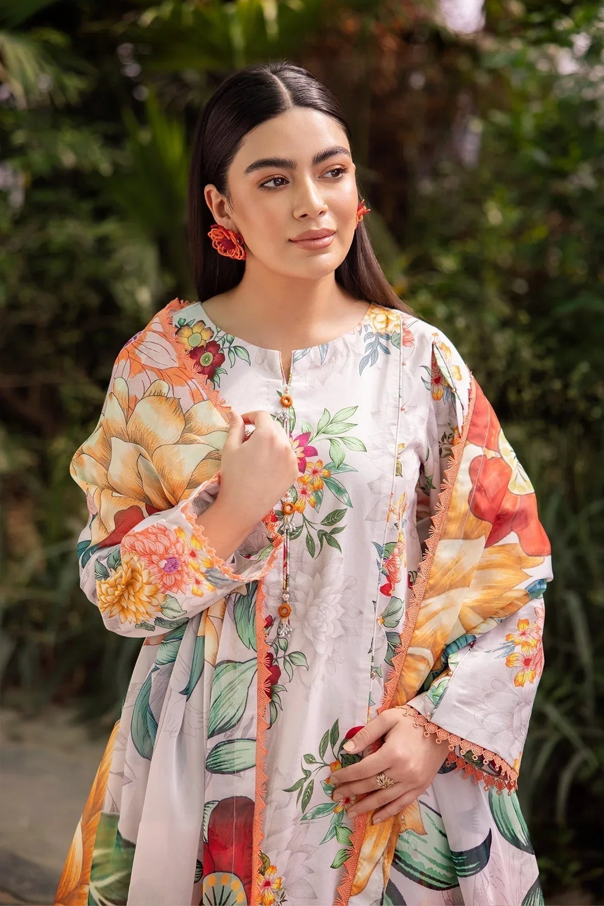 Alizeh | Sheen Lawn Prints 24 | ORCHID - Rang-e-Khaas