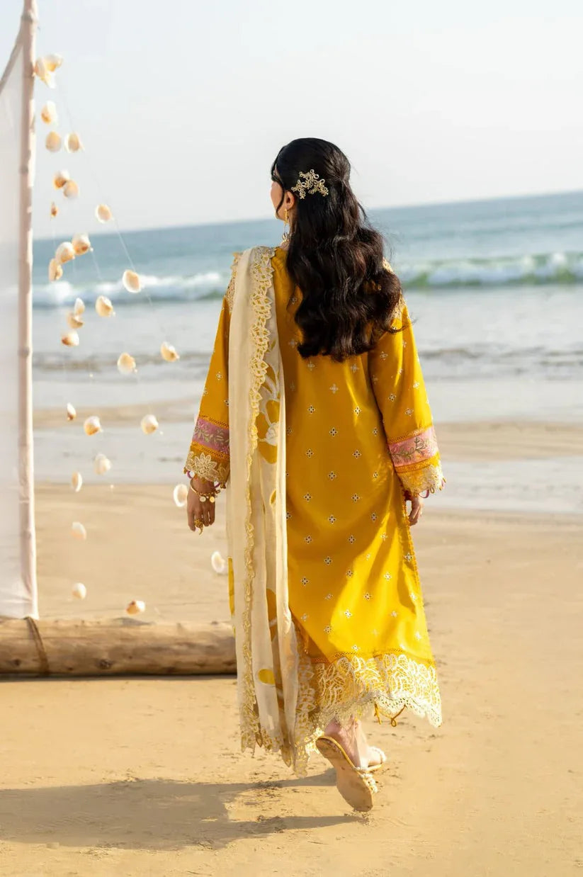 Aabyaan | Saagar Luxury Lawn 25 | ZIYANA (AS-05) - Rang-e-Khaas