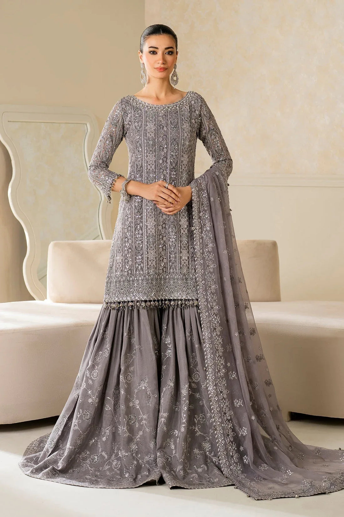 Baroque | Formal Collection |  UF-4161 - Rang-e-Khaas