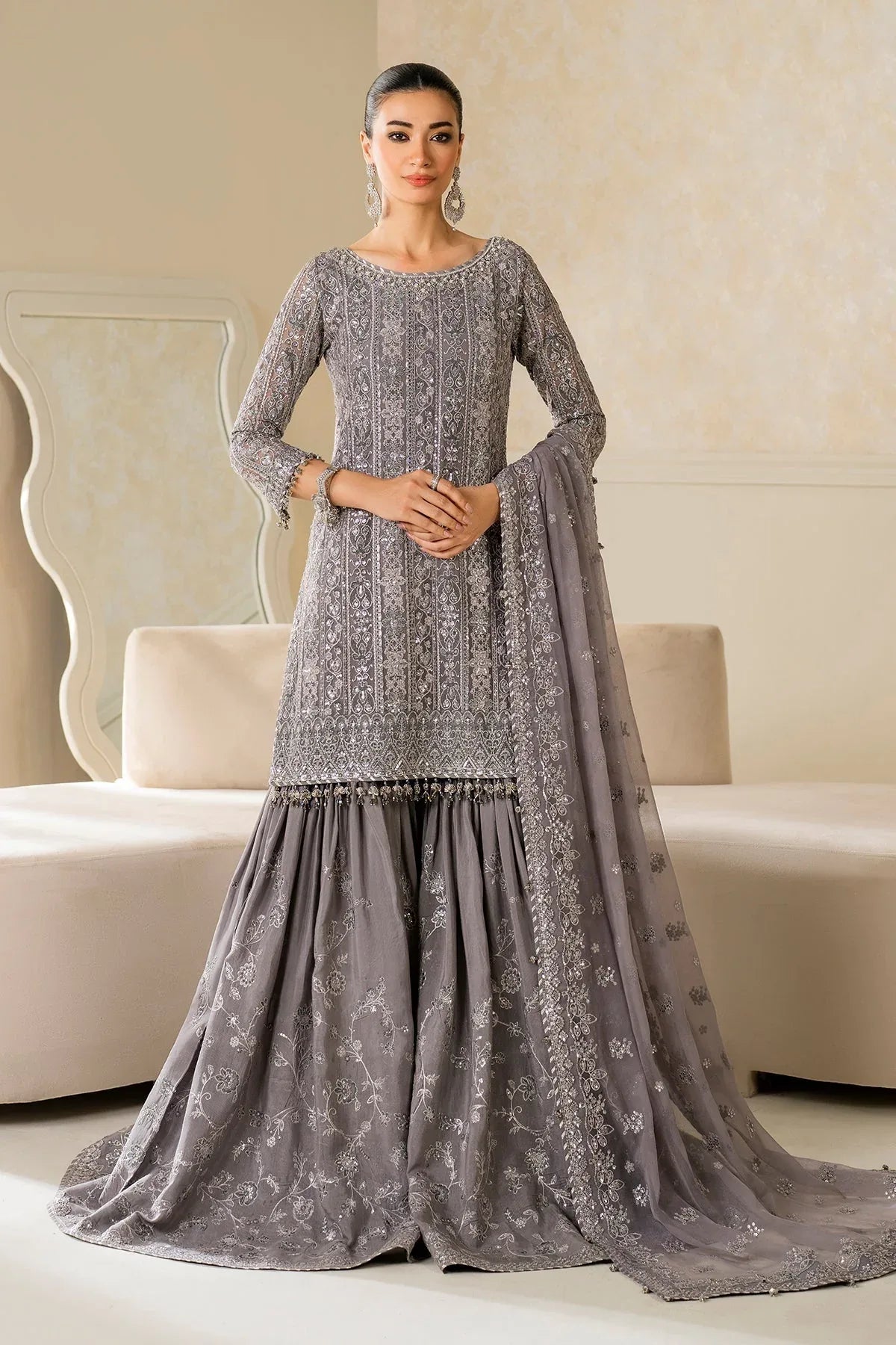 Baroque | Formal Collection |  UF-4161 - Rang-e-Khaas