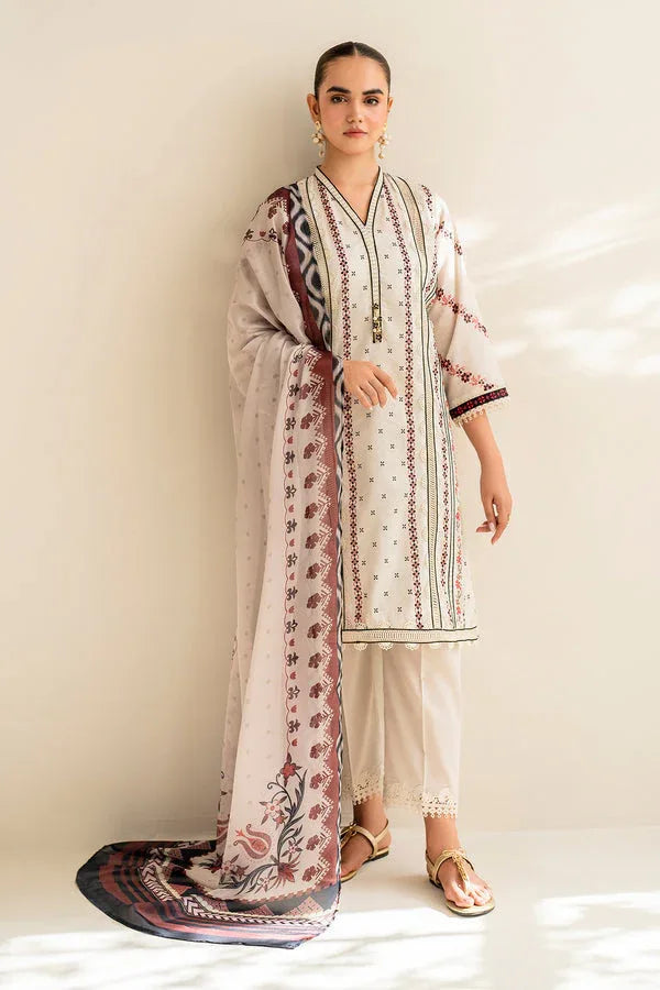 Baroque | Luxury Pret 24 | LAWN UF-678 - Rang-e-Khaas
