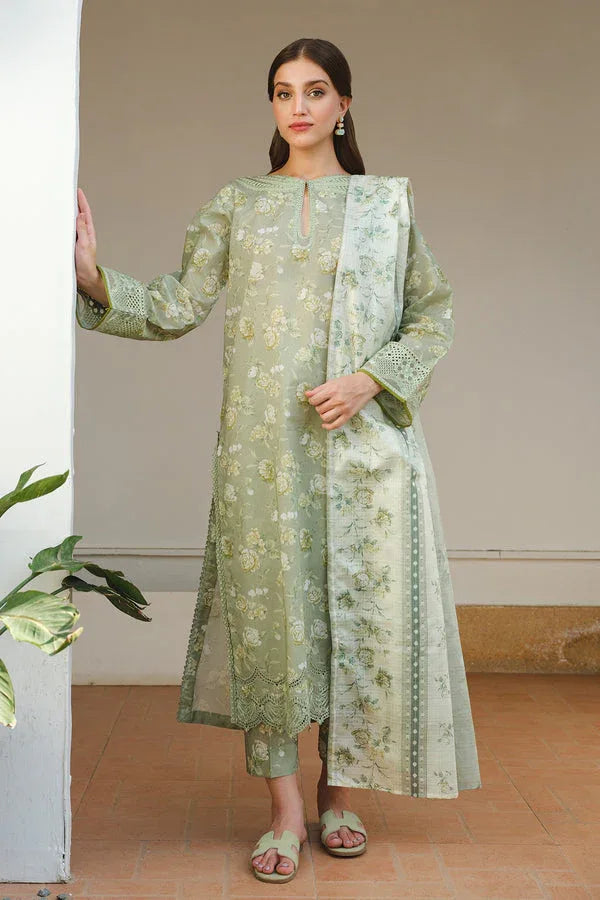 Baroque | Luxury Pret 24 | LAWN UF-654 - Rang-e-Khaas