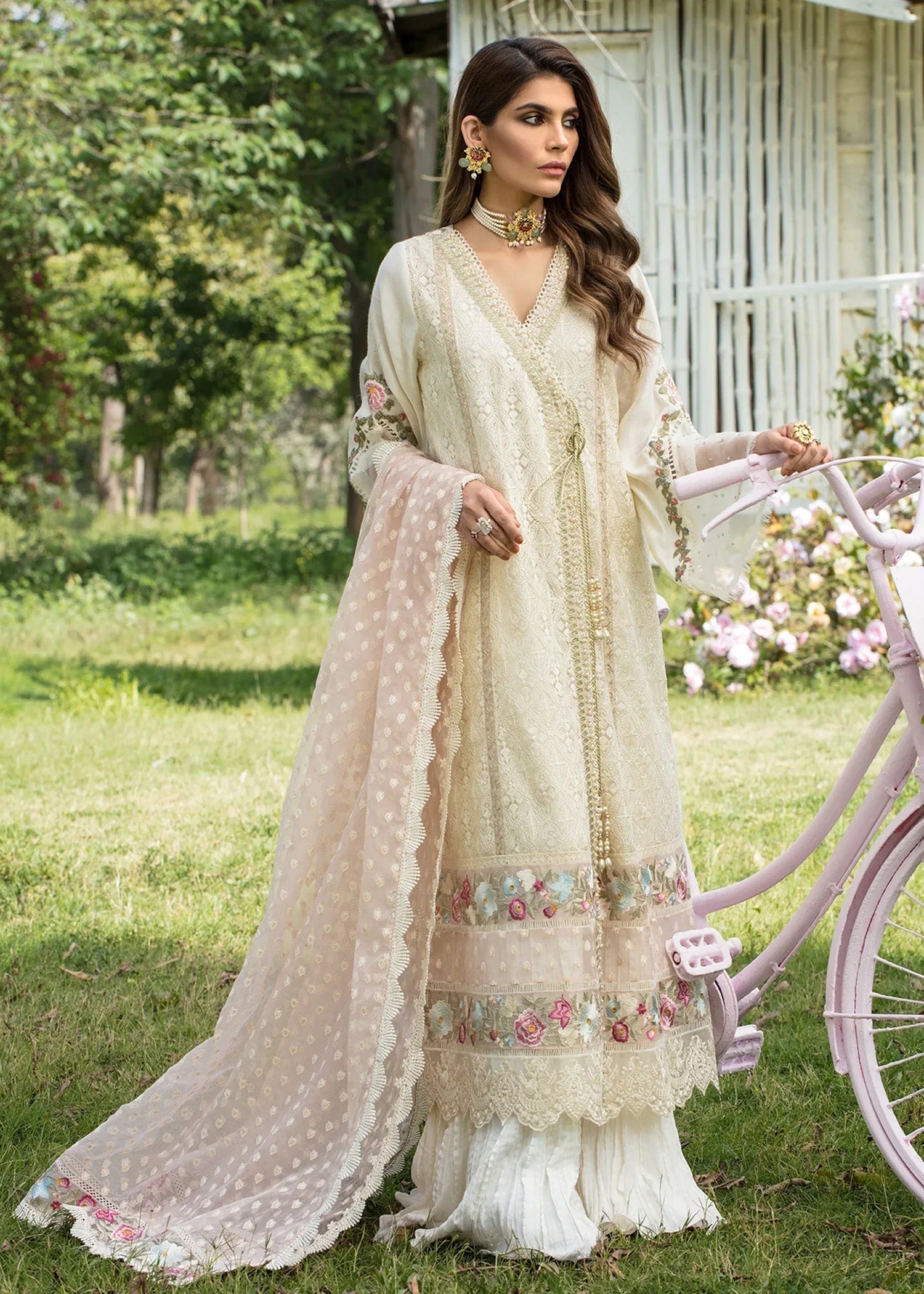 Saira Shakira | Luxury Pret | Blooming Jasmine - Rang-e-Khaas