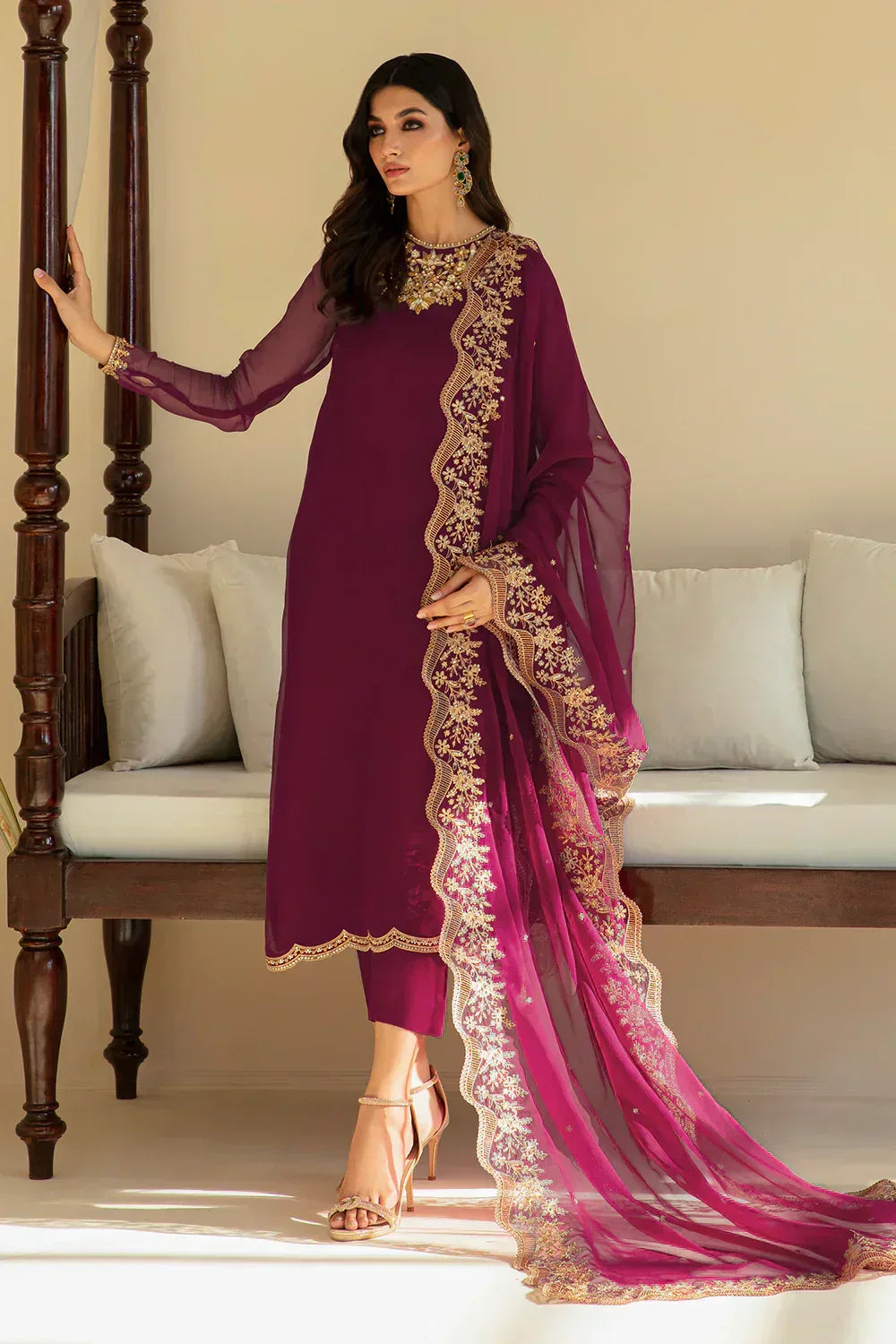 Baroque | Formals Collection | PR-829 - Rang-e-Khaas