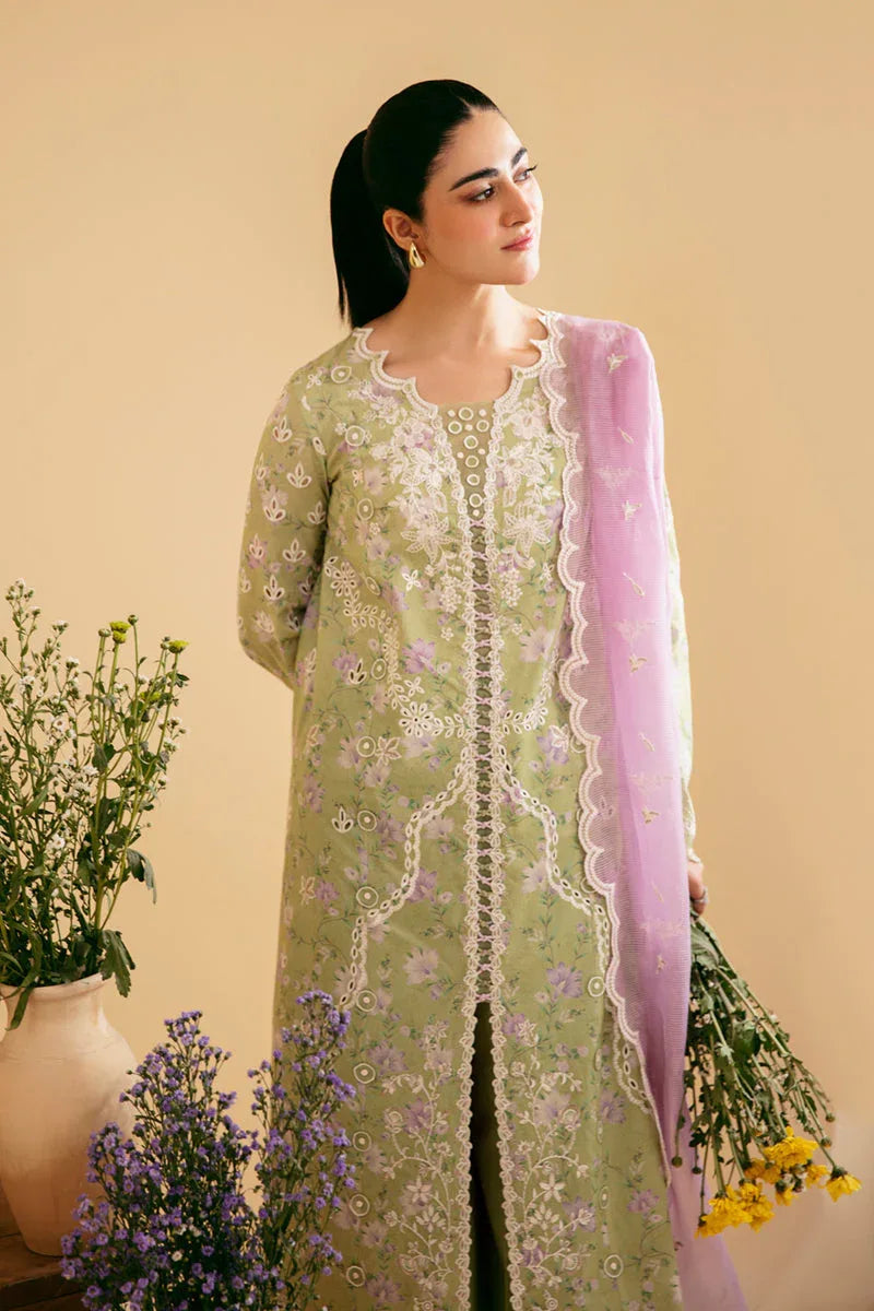 Qalamkar | Qlinekari Luxury Lawn | SQ-10 VEHJA - Rang-e-Khaas