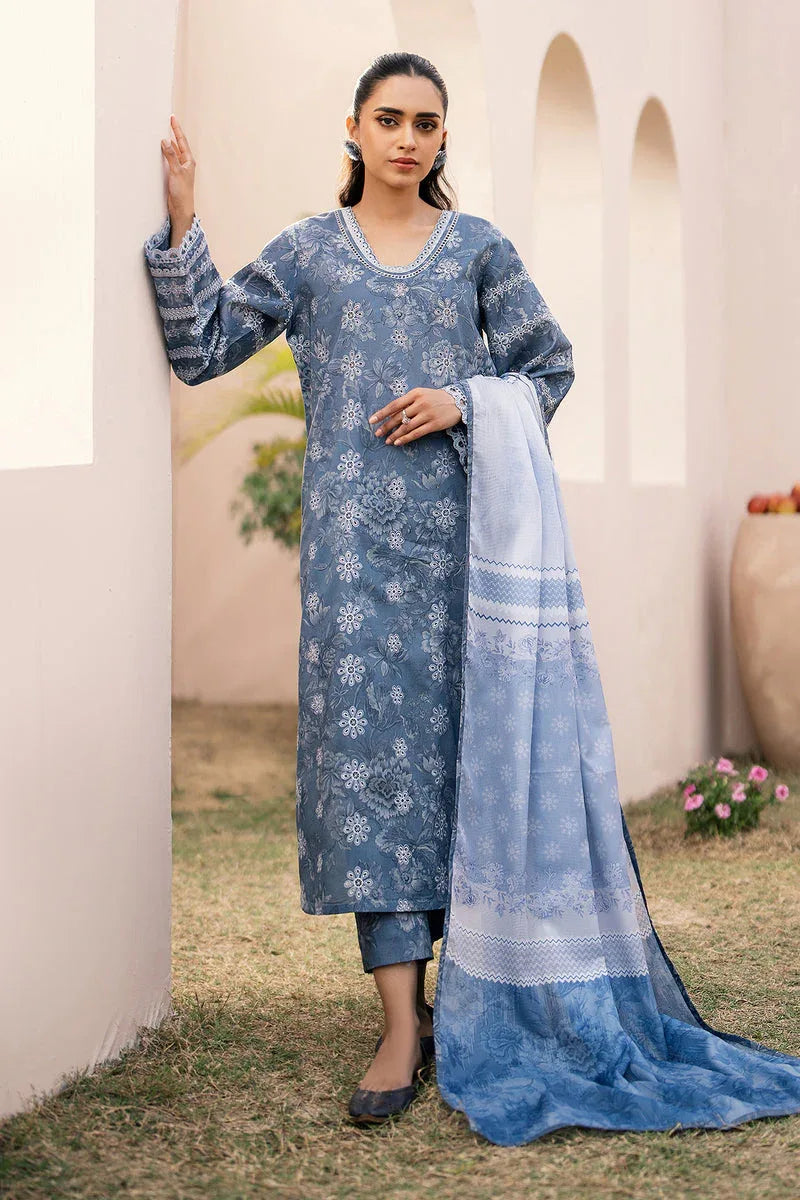 Baroque | Luxury Pret 24 | LAWN UF-601 - Rang-e-Khaas