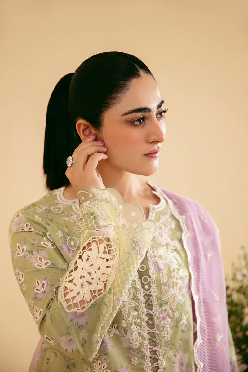 Qalamkar | Qlinekari Luxury Lawn | SQ-10 VEHJA - Rang-e-Khaas
