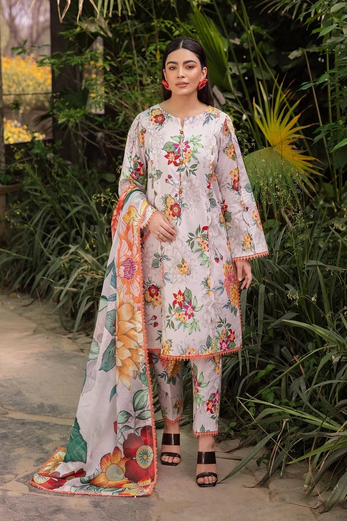 Alizeh | Sheen Lawn Prints 24 | ORCHID - Rang-e-Khaas