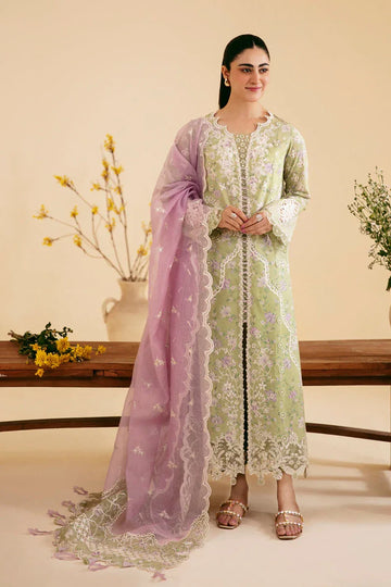 Qalamkar | Qlinekari Luxury Lawn | SQ-10 VEHJA - Rang-e-Khaas