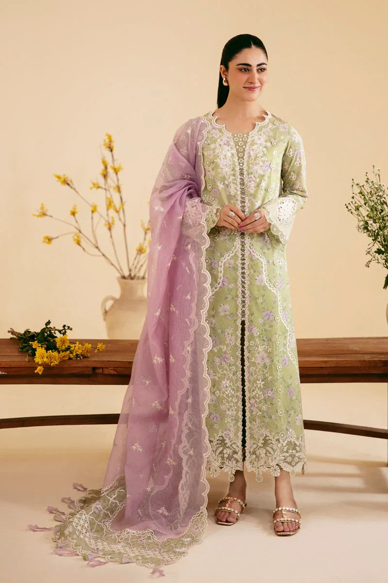 Qalamkar | Qlinekari Luxury Lawn | SQ-10 VEHJA - Rang-e-Khaas
