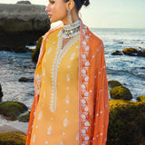 Zainab Chottani Embroidered Chikankari Lawn 3Pc Suit ZC-08B