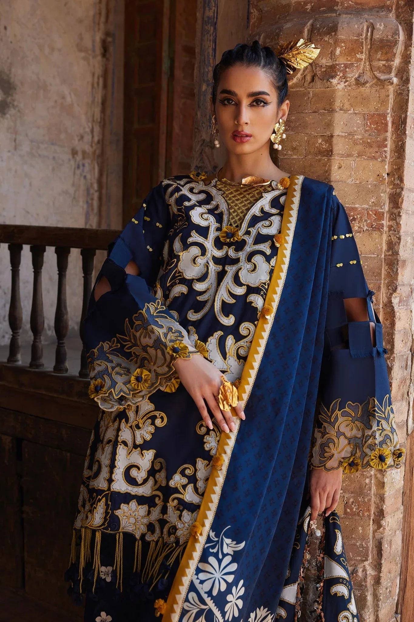 Elan | Luxury Lawn 25 | SOLENE (EL25-03 B) - Rang-e-Khaas