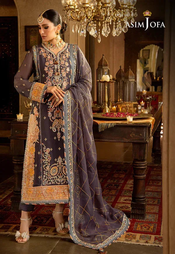 Asim Jofa | Velvet Festive 23 | AJVF-04 - Rang-e-Khaas