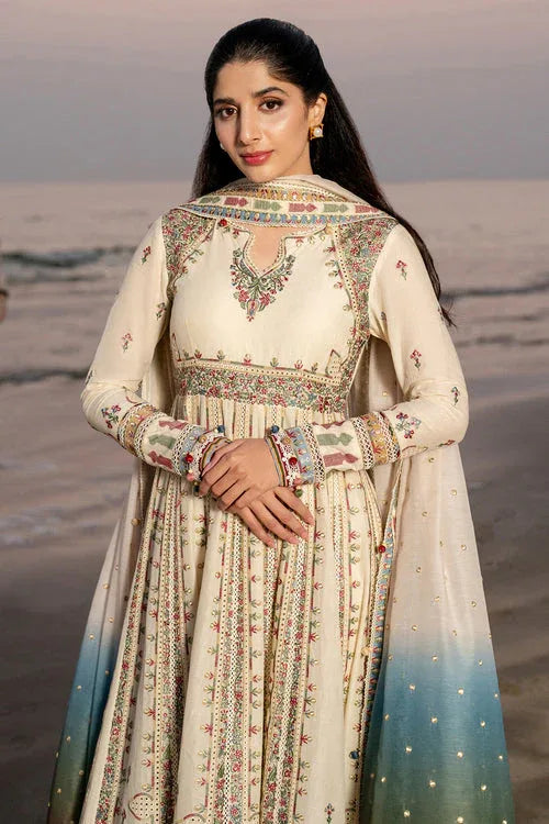 Jazmin | Shahkaar Luxury Lawn 25 | SL25-D9 - Rang-e-Khaas