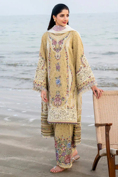 Jazmin | Shahkaar Luxury Lawn 25 | SL25-D4 - Rang-e-Khaas